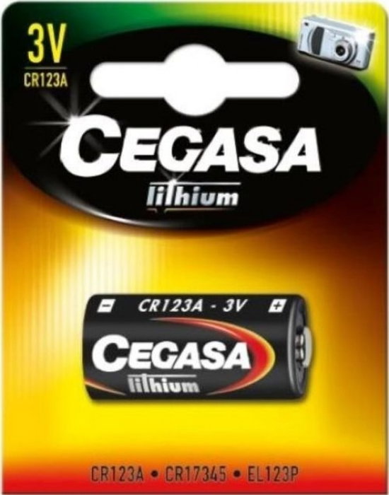 Cegasa Pila de Litio CR123A 3V
