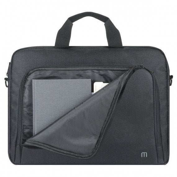 Mobilis 003044 Maletín para Portátil 35.6 cm (14") Negro, Poliéster 600D, Tirante para Hombro, 305 g