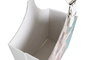DKD Home Decor Revistero Mediterraneo Multicolor PU y Carton Set de 2 (2 Unidades) 18 x 41 x 40 cm