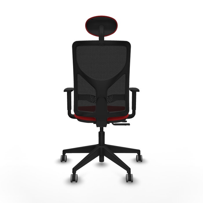 PIQUERAS Y CRESPO Silla de oficina Motilla con mecanismo Sincro/Traslack, Rojo y Negro PIQUERAS Y CRESPO Silla de oficina Motilla con mecanismo Sincro/Traslack, Rojo y Negro