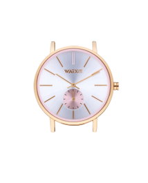 Watxandco WXCA1018 Reloj de Mujer con Caja Rosa de Metal