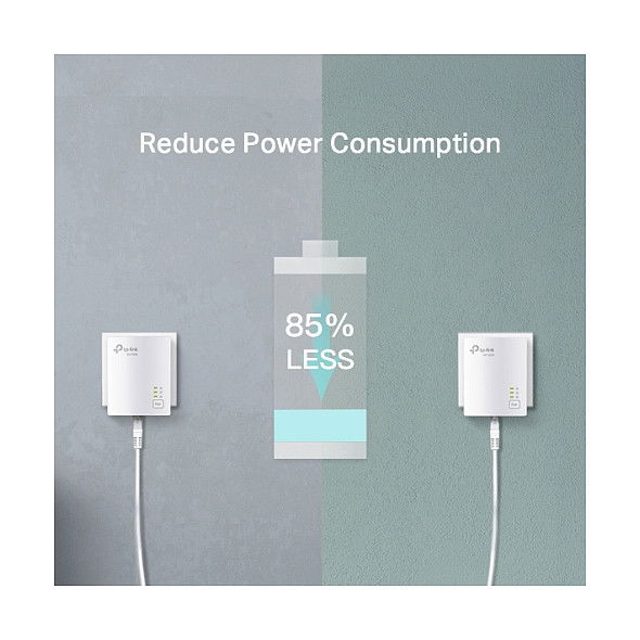 TP-Link Powerline PA7019 Kit Adaptadores PLC AV1000 con Puerto Gigabit Ethernet, Blanco