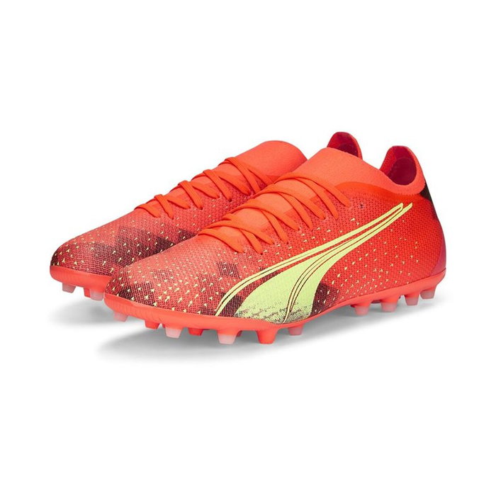 Botas de Fútbol para Adultos Puma Ultra Match MG Naranja 9-10 Años