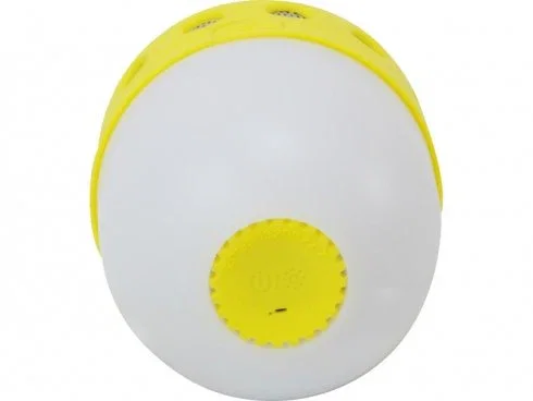 Conceptronic CSPKBTWPHLY Altavoz Portátil Bluetooth con Luz LED, Amarillo y Blanco