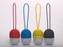 Conceptronic CSPKBTWPHLY Altavoz Portátil Bluetooth con Luz LED, Amarillo y Blanco
