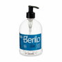 Dispensador de Jabón Berilo Negro Transparente Plástico 500 ml 8 x 16,5 x 8 cm (12 Unidades)