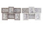 DKD Home Decor Marco Multifoto MDF y Cristal 46x3x32 Surtido de 2