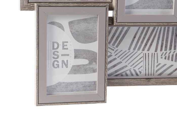 DKD Home Decor Marco Multifoto MDF y Cristal 46x3x32 Surtido de 2
