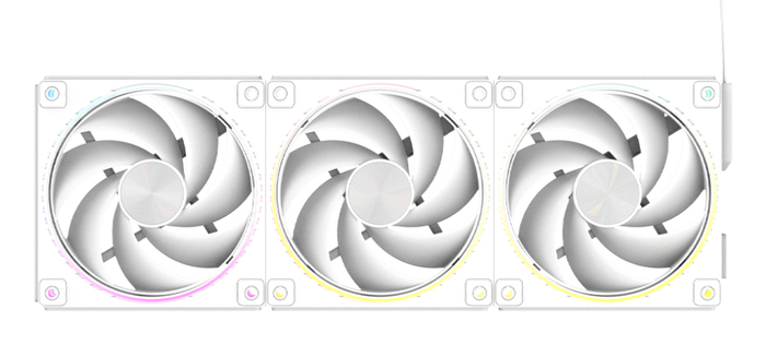 Zalman ZM-DF120 A3 WHITE Ventilador para Ordenador 12.4cm Blanco 1 Pieza