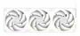 Zalman Ventilador ZM-DF120 A3 WHITE ARGB para PC, 1x Ventilador 120mm Blanco, 800-2300 RPM, 4 Pines
