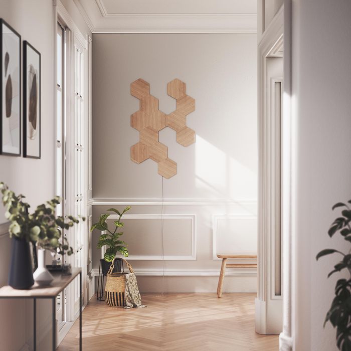 Nanoleaf Elements Kit de Inicio de Paneles Hexagonales 13 uds. Iluminación Inteligente Modular