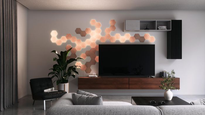 Nanoleaf Elements Kit de Inicio de Paneles Hexagonales 13 uds. Iluminación Inteligente Modular