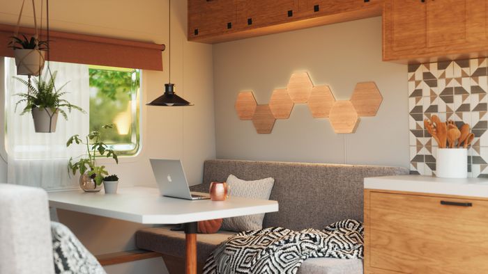 Nanoleaf Elements Kit de Inicio de Paneles Hexagonales 13 uds. Iluminación Inteligente Modular