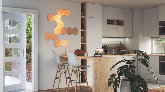 Nanoleaf Elements Kit de Inicio de Paneles Hexagonales 13 uds. Iluminación Inteligente Modular