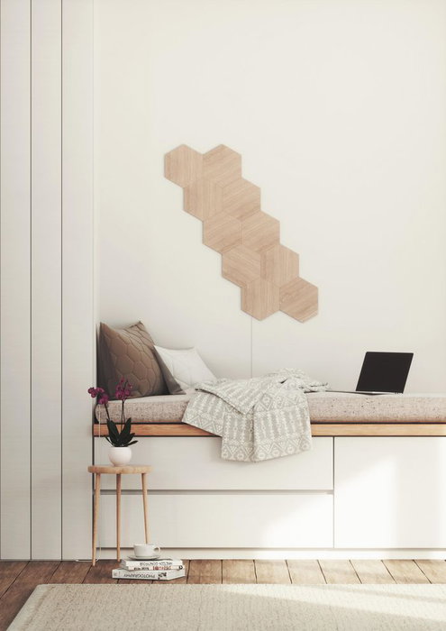 Nanoleaf Elements Kit de Inicio de Paneles Hexagonales 13 uds. Iluminación Inteligente Modular