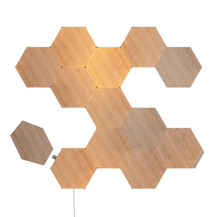 Nanoleaf Elements Kit de Inicio de Paneles Hexagonales 13 uds. Iluminación Inteligente Modular