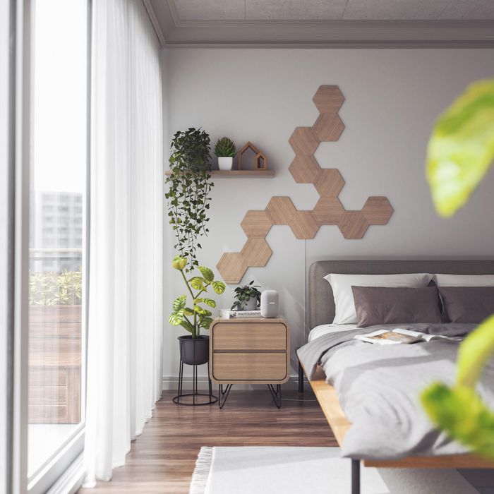 Nanoleaf Elements Kit de Inicio de Paneles Hexagonales 13 uds. Iluminación Inteligente Modular