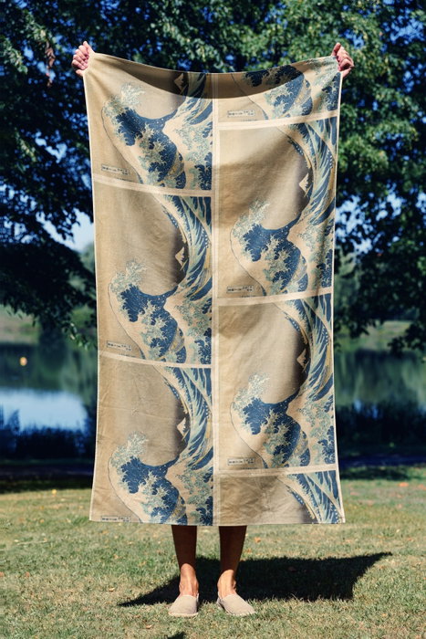 Mijölnir The Great Wave 70 Toalla de Playa Multicolor 70 x 130 cm 70% Poliéster / 30% Poliamida
