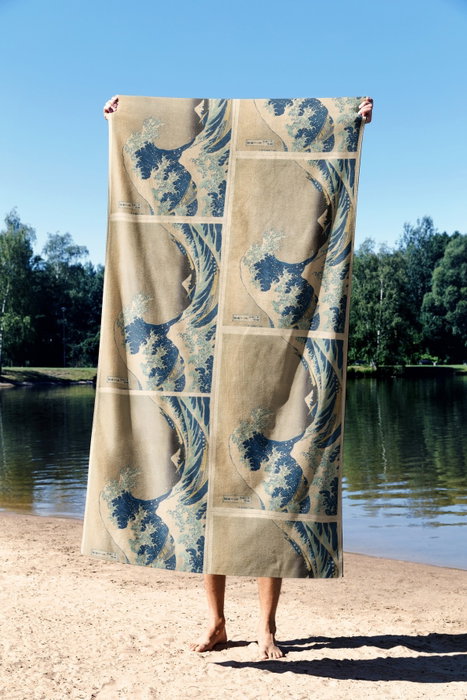 Mijölnir The Great Wave 70 Toalla de Playa Multicolor 70 x 130 cm 70% Poliéster / 30% Poliamida