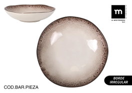 La Mediterranea Plato Hondo Barx Ø21cm Brillo