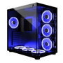 Mred PC Gamer ATX Black RGB Crystal Sea