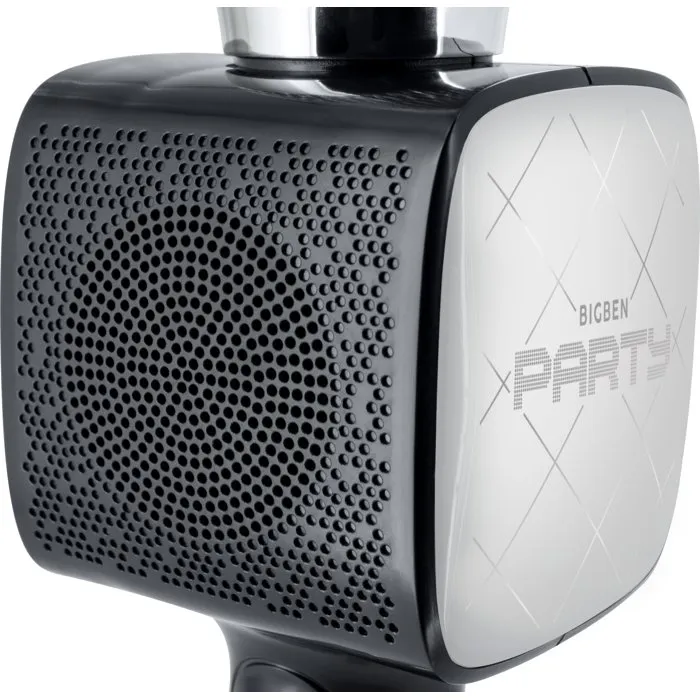 Bigben Party Micrófono Bluetooth todo en uno con efectos de luz y sonido - Negro