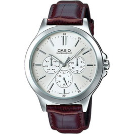 Reloj Hombre Casio MULTIFUNCTION SILVER, LEATHER (Ø 41,5 mm)