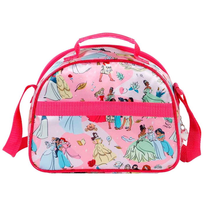 Karactermania Bolsa Portameriendas 3D Strong Princesas Disney Infantil Compartimento Único Cremallera Asa Superior Correa Hombro Regulable 25x20x10cm