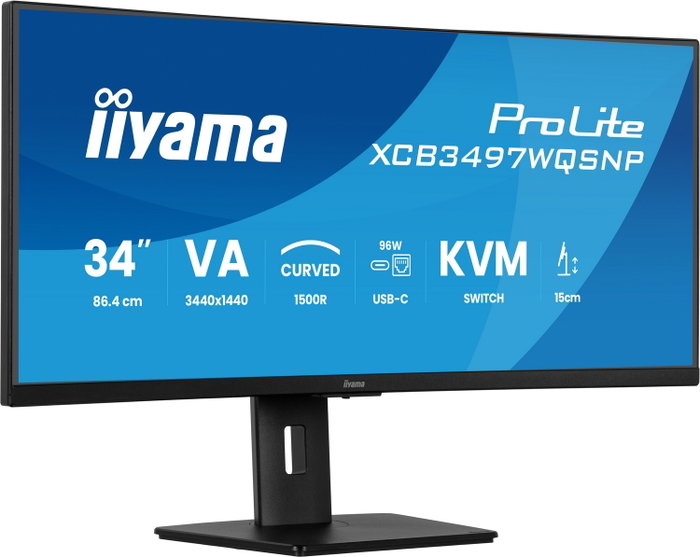 iiyama ProLite XCB3497WQSNP-B1 UWQHD 34'' VA 120Hz iiyama ProLite XCB3497WQSNP-B1 UWQHD 34'' VA 120Hz