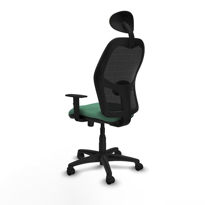 PIQUERAS Y CRESPO Silla de oficina Alocén Verde esmeralda y Negro