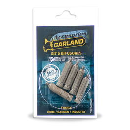 Garland 71fg000005 Kit 5 Difusores 0.10mm con Filtro Acero Inoxidable para Nebulizador Foggy Home