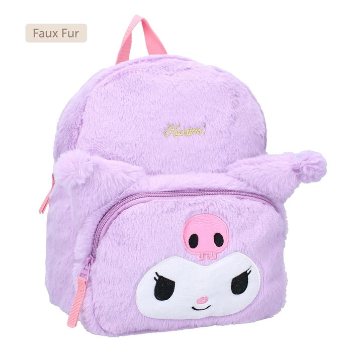 Sanrio Mochila Kuromil Fluffy Festival Purple 26 cm