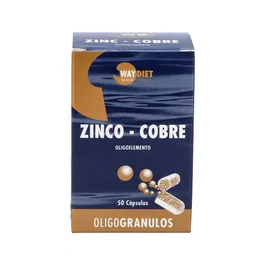 WAYDIET NATURAL PRODUCTS Zinc-Cobre Oligogranulos 50 Capsulas