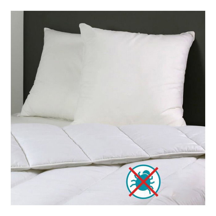 Dodo Set de 2 almohadas antiácaros Belle Nuit 60x60 cm blanco