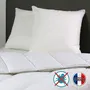 DODO Belle Nuit Set de 2 almohadas antiácaros 60x60 cm blanco