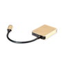 ROLINE Gold USB Type-C Dockingstation HDMI 4K, 2x USB 3.2 Gen 1, 1x PD, Oro