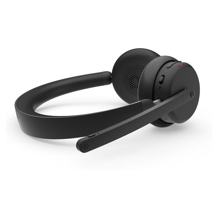 Lenovo ANC Headset 6550 Dual-Mode Wireless Auriculares Diadema con Cancelación Activa de Ruido (ANC) y Certificación Microsoft Teams para Oficina/Call Center, USB-C, Negro