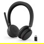 Lenovo ANC Headset 6550 Dual-Mode Wireless Auriculares Diadema con Cancelación Activa de Ruido (ANC) y Certificación Microsoft Teams para Oficina/Call Center, USB-C, Negro