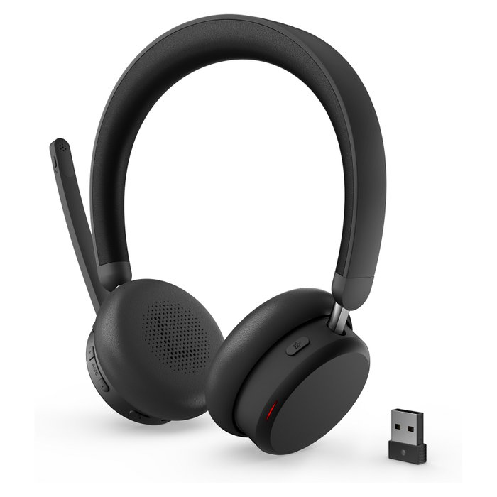 Lenovo ANC Headset 6550 Dual-Mode Wireless con USB-A Lenovo ANC Headset 6550 Dual-Mode Wireless con USB-A