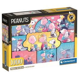 CLEMENTONI Puzzle Snoopy 1000 piezas