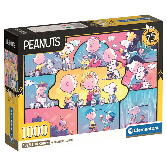 Clementoni Puzzle Snoopy 1000 Piezas 70x50cm Clementoni Puzzle Snoopy 1000 Piezas 70x50cm
