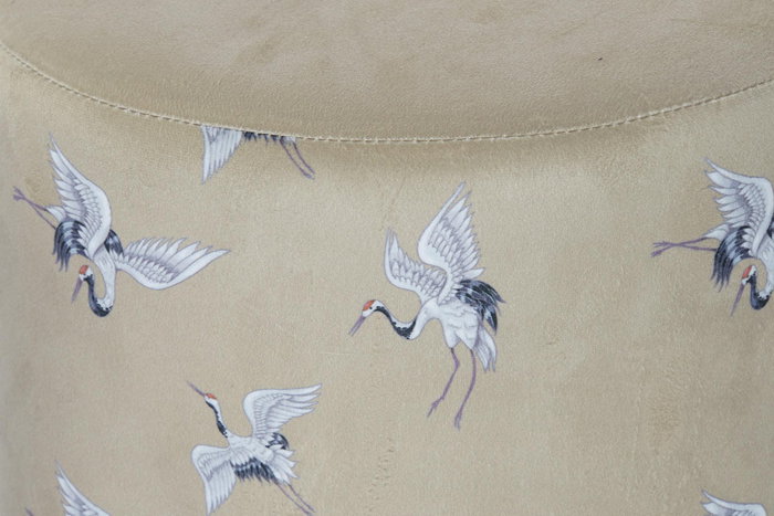 DKD Home Decor Reposapiés Oriental con Garzas, Pack de 2 Unidades DKD Home Decor Reposapiés Oriental con Garzas, Pack de 2 Unidades