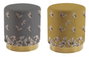 DKD Home Decor Reposapiés Oriental con Garzas, Pack de 2 Unidades