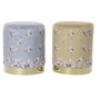 DKD Home Decor Reposapiés Oriental con Garzas, Pack de 2 Unidades