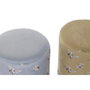 DKD Home Decor Reposapiés Oriental con Garzas, Pack de 2 Unidades