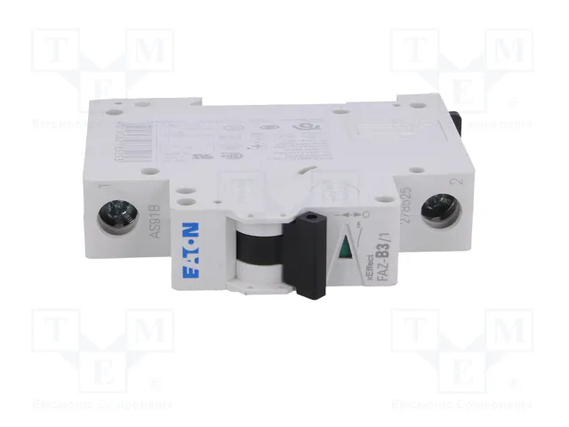 EATON ELECTRIC FAZ-B3/1 Interruptor magnetotérmico 3A 1P 15kA EATON ELECTRIC FAZ-B3/1 Interruptor magnetotérmico 3A 1P 15kA