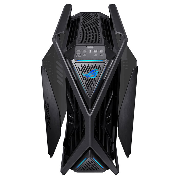 ASUS ROG GR701 HYPERION Torre Gaming PC Negro ATX/EATX/microATX/Mini-ITX con Ventana Lateral, RGB, Compatible con 420mm Radiador