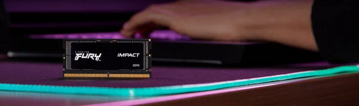 Kingston FURY Impact 8 GB 4800 MT/s DDR5 CL38 SODIMM Kingston FURY Impact 8 GB 4800 MT/s DDR5 CL38 SODIMM