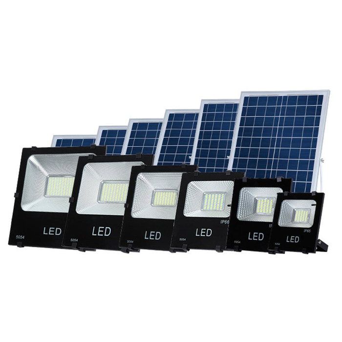 Foco Proyector LED 30W 3.000Lm 4000ºK Solar Sensor 30W + Control Remoto Panel 6V/12W 40.000H [HO-626003-W] Blanco Natural
