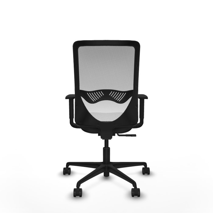 PIQUERAS Y CRESPO Silla de oficina Zulema con mecanismo Sincro, Gris oscuro y Blanco PIQUERAS Y CRESPO Silla de oficina Zulema con mecanismo Sincro, Gris oscuro y Blanco